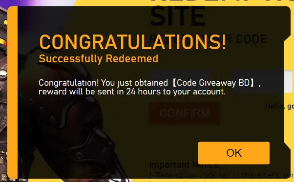 Free Fire Max redeem codes