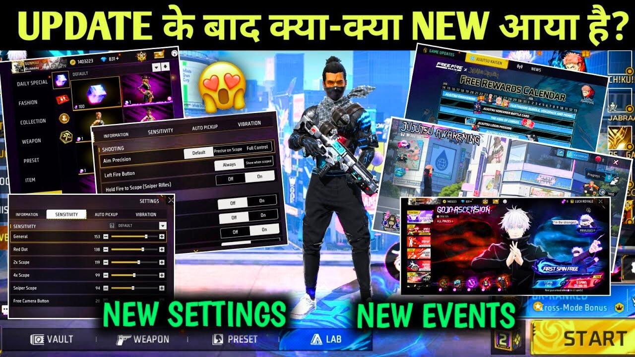 Free FIre OB52 Update