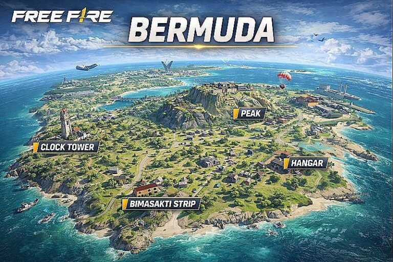 Best Landing Location in Bermuda Map
